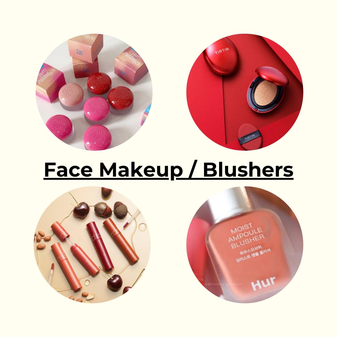 مكياج الوجه / أحمر الخدود